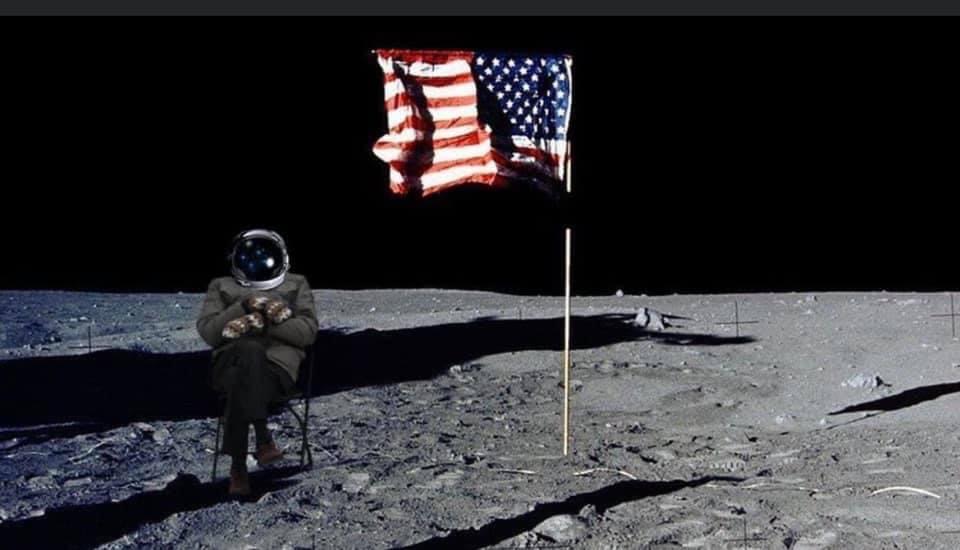 Bernie on the Moon