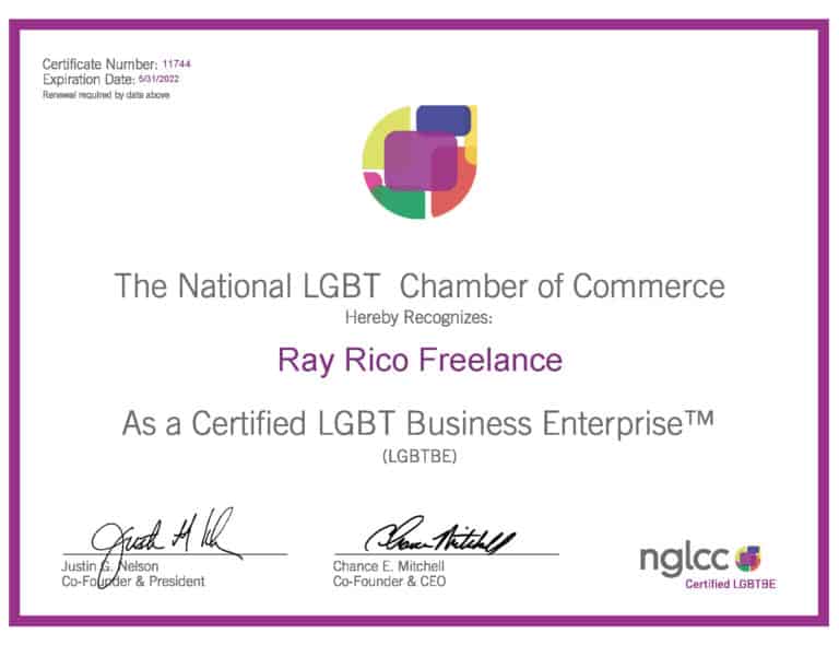 NGLCC® LGBTBE® Certificate