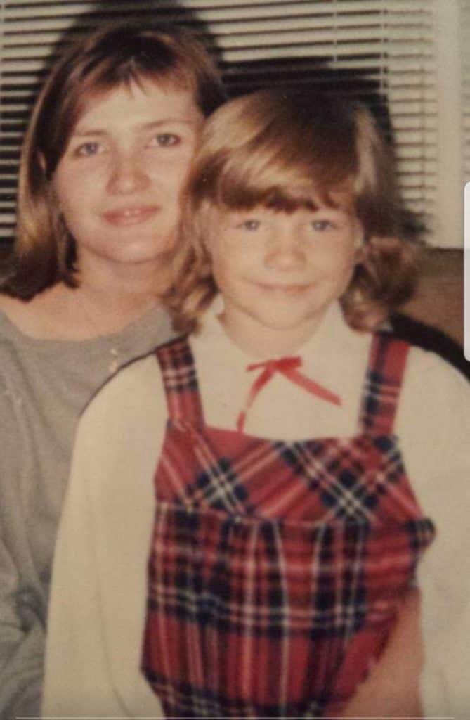 Young Leila and her mama