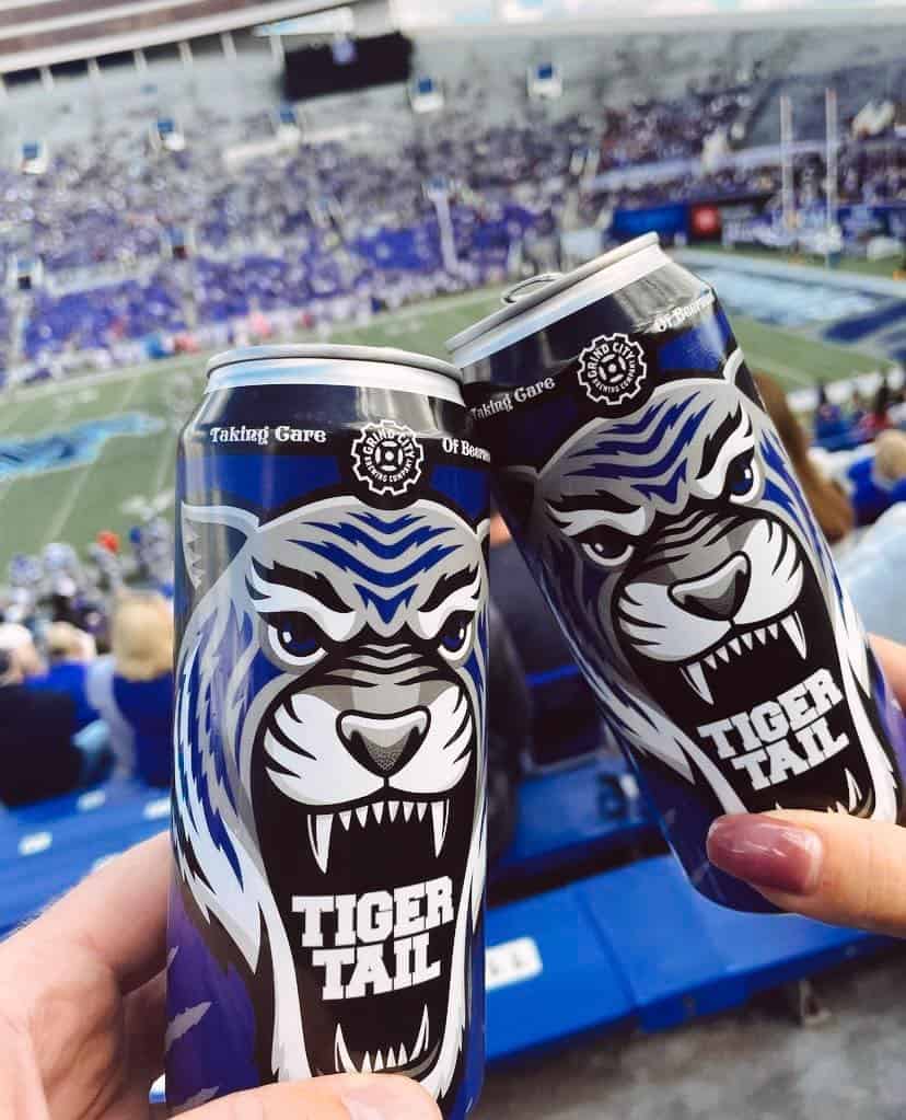 Go Tigers! Myndshift created this Tiger Tail can for Grind City.