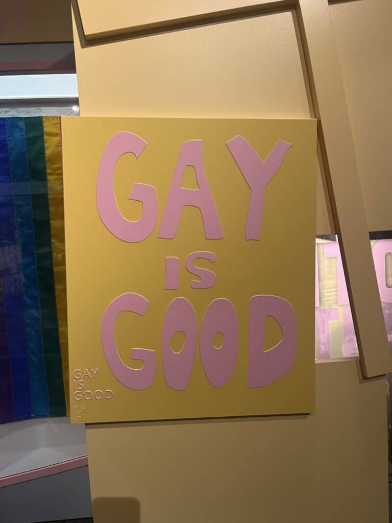 'Gay is Good' sign