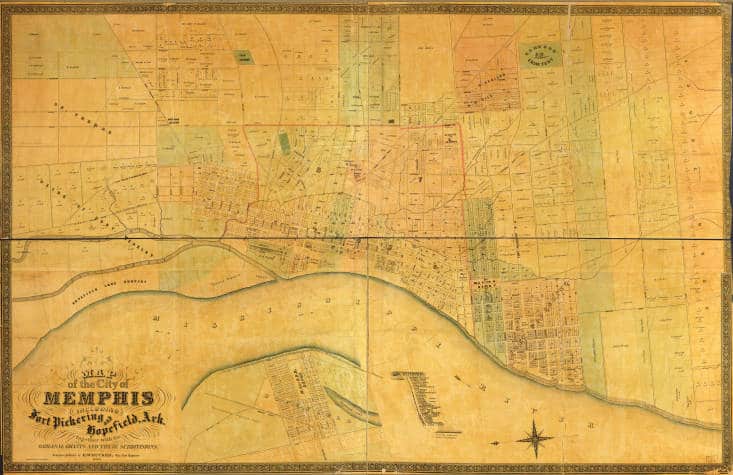 An early Map of Memphis