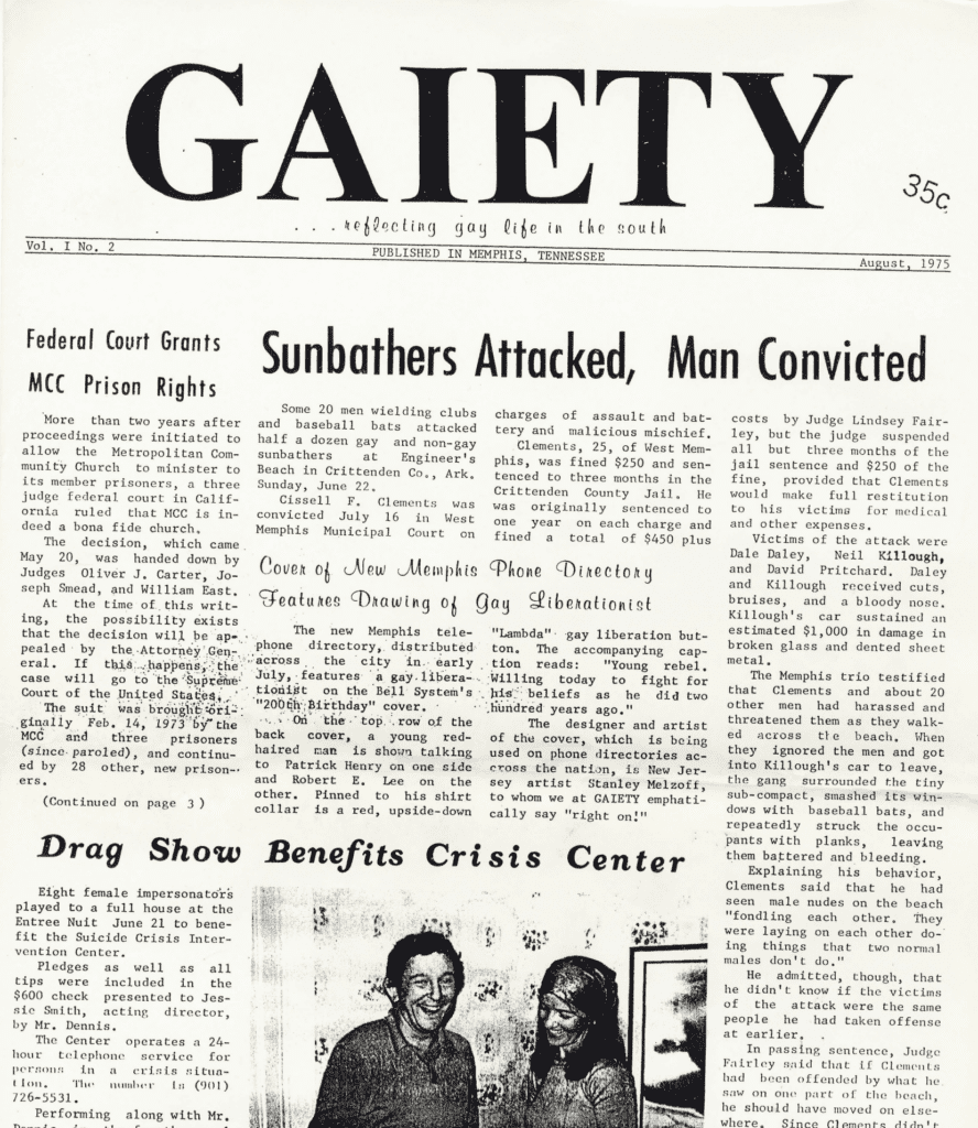 An issue of Gaiety from 1975.